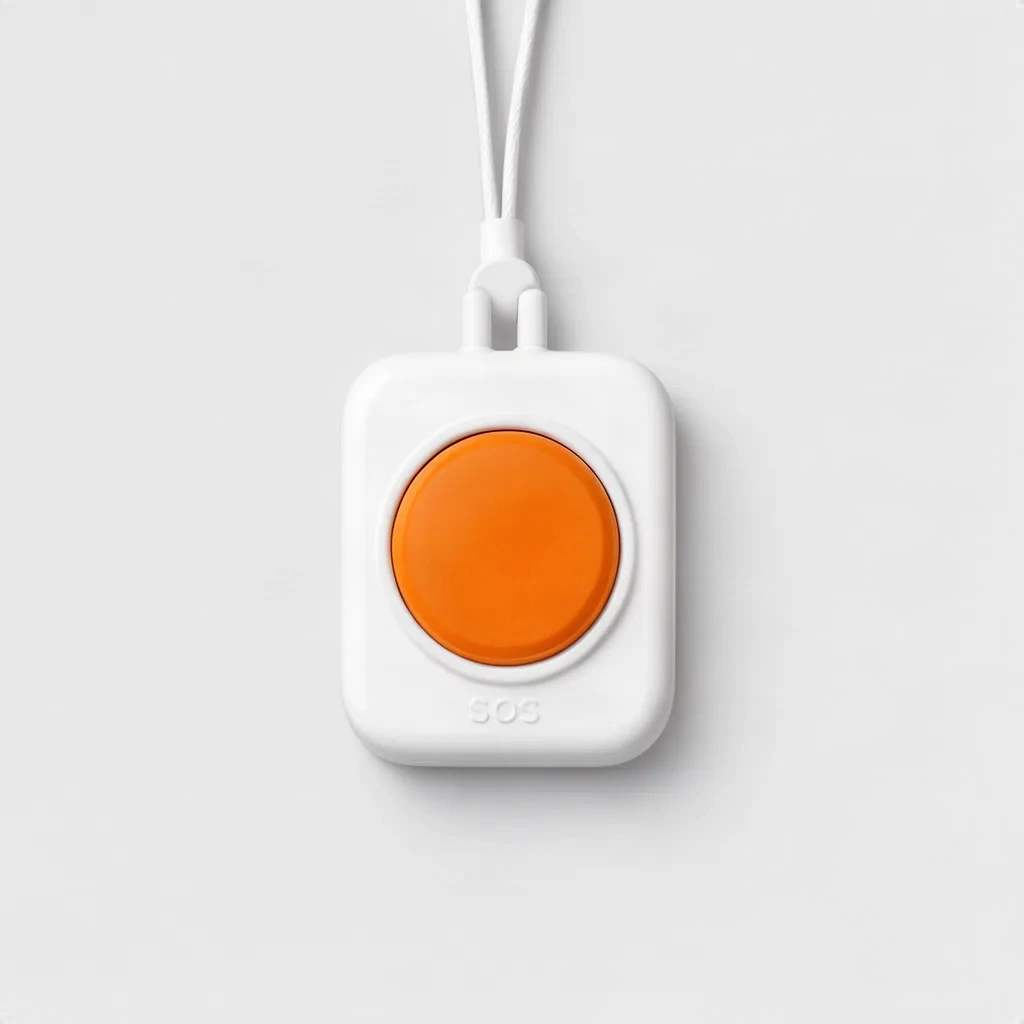 Pendentif SOS Mobile avec bouton d'alerte